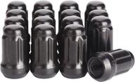 enhance your golf cart's style with 10l0l chrome wheel lug nuts, 1/2''-20 size for ezgo & club car (16 pack) логотип