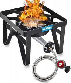 img 4 attached to Kohree 200,000 BTU Propane Gas Burners: Ideal For Outdoor Cooking, Camping, Turkey Fry, And More