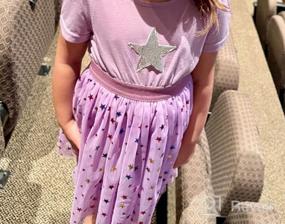 img 6 attached to Sparkling Little Purple Girls' Clothing and Dresses by DaniChins: Layered Glamour for Every Occasion