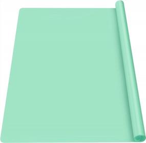 img 4 attached to Silicone Mat Mint Green 25.2 X 17.7 Inches, Gartful Silicone Crafting Sheet, Resin Casting Molds Mat, Countertop Protector, Placemat Large Table Mat, Desk Saver Pad, Nonstick Nonskid