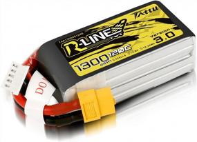 img 4 attached to Tattu RLine 3.0 1300MAh 14.8V 120C 4S LiPo Battery Pack With XT60 Plug For RC Boat Truck Heli Airplane UAV Drones FPV