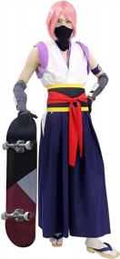 img 2 attached to SK8 The Infinity Men'S Cherry Blossom Cosplay Costume With Cape - Available In US Sizes, By C-ZOFEK