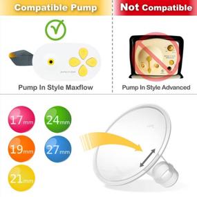 img 2 attached to NENESUPPLY 19Mm Flange Pump Parts For Medela Pump In Style Maxflow With Membrane Connector And Tubing