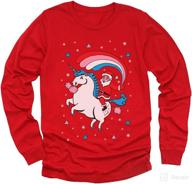 unicorn rainbow christmas toddler sweatshirt apparel & accessories baby boys : clothing logo