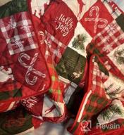 img 1 attached to Add Festive Cheer To Your Bedroom With TILLYOU'S Multicolor Printed Christmas Quilts And Pillowcases - Queen Size (90"X96") review by Heather Hale