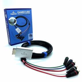 img 4 attached to GCVideo Lite Software Compatible Kaico Component Cable Adapter Lead For Nintendo GameCube - Enables Full Video And Audio Support, Easy Plug And Play Converter For Gamecube