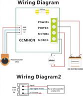 greartisan 6v-90v 15a plc dc motor speed controller pwm variable speed regulator governor switch ccmhcn with speed control knob logo