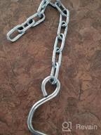 img 1 attached to Vivere CHAIN Hammock Hanging Kit, Grey review by Anthony Mcgarry