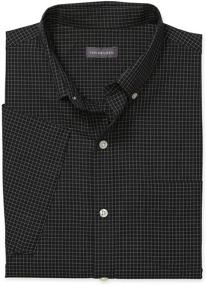 img 1 attached to Best Wrinkle Resistant Van Heusen Aluminum Minicheck Dress Shirts for Men