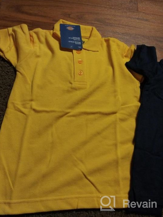 img 1 attached to 👕 Dickies Boys' Short Sleeve Pique Polo: Classic Comfort for Young Gentlemen review by Tony Beale