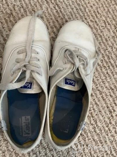 img 1 attached to Optimized Little Girls' School Uniforms Shoes: Keds Original Champion Sneakers review by Erin Sacchetti