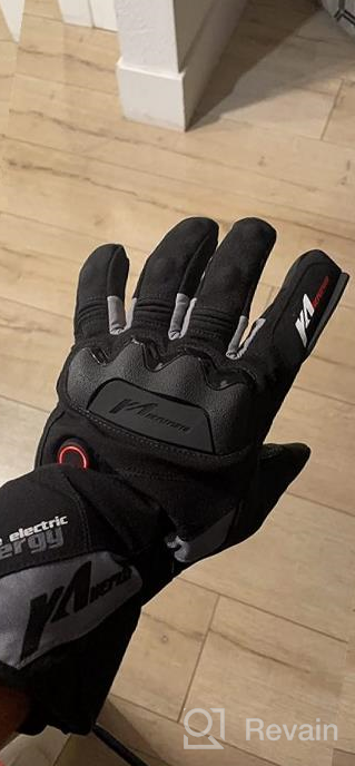 img 1 attached to Stay Warm On The Road With Kemimoto'S Heated Motorcycle Gloves For Men And Women - Waterproof, Touchscreen-Compatible, And Long-Lasting review by Jeremy Adams