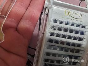 img 5 attached to Y Lashes Extensions Premade Fans C Curl .07 14Mm Pre Fanned Volume Lash Extensions .05 .07 Single 8-15Mm Mixed 8-15Mm C/D Curl Y Shape Eyelash Extensions Supplies By QUEWEL(0.07 C 14Mm)