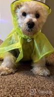 img 1 attached to Waterproof Pet Raincoat W/ Hood - Reflective Yellow For Medium Dogs By Mogoko review by Yvette Gonzalez