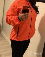 img 1 attached to Windproof And Water Resistant Cycling/Running Jacket With Convertible Design For Women review by Lauren Naomi