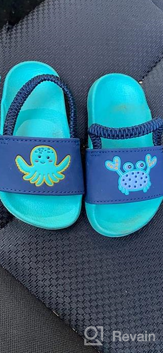 img 1 attached to 👦 DREAM PAIRS Boys' Toddler Sandals Slippers – Sandals for Boys review by Bob Candfield