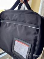 img 1 attached to Gray Medication Storage Bag With Fixed Pockets And Handle For Pills, Vitamins, And Medical Supplies - SITHON Travel Carrying Case Manager And Pill Bottle Organizer review by Jose Ortega