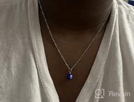img 1 attached to PPJew Evil Eye Necklace Chain - Blue Eyes Amulet Pendant Necklace, Ojo Turco Kabbalah Protection - Adjustable Delicate Jewelry Gift for Women and Girls (Silver/Gold) review by Mia Parks