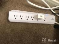 img 1 attached to Smart Surge Protector Cord Extender With Alexa & Google Assistant - Geeni Surge 4-Outlet, 2 USB, 3 Feet. review by Brian Warmack