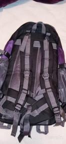 img 6 attached to Легкий водонепроницаемый рюкзак для походов - идеальный для альпинизма, кемпинга и путешествий - активный дневной рюкзак и сумка для путешествий на открытом воздухе емкостью 50 литров.