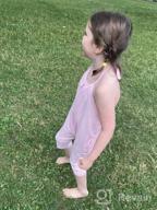 img 1 attached to 🌙 Adorable MOONBUN Toddler Slouch Jumpsuit: One-Piece Girl Romper Jumper at Your Service! review by Katie Jackson