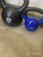 img 1 attached to Transform Your Home Gym With DNC Vinyl Coated Cast Iron Kettlebell Weights - Perfect For Men And Women Strength Training review by Kevin Swier