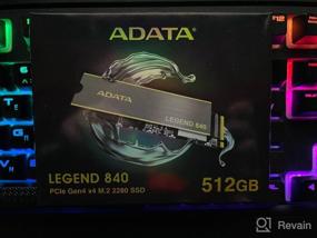 img 4 attached to ADATA Legend 840 512GB PCIe Gen4 X4 NVMe 1 ADATA Легенда 840 512 ГБ PCIe Gen4 X4 NVMe 1