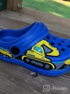img 1 attached to FolHaoth Boys' Dinosaur Non Slip Slippers - Toddlers' Shoes review by Alexander Craner
