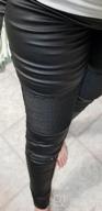 img 1 attached to Sexy And Stretchy Pu Leather Leggings For Women In Black And Coffee - Available In USA Sizes review by Molly Hoffman