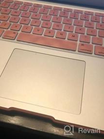 img 6 attached to Совместимый чехол для MacBook Pro 13 дюймов 2022–2017 гг. — жесткий чехол из искусственной кожи + чехол для клавиатуры, черный