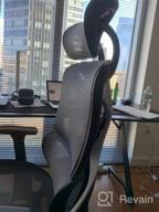 img 1 attached to GABRYLLY Office Chair: Large Ergonomic Desk Chair with Lumbar Support, 3D Armrest, and Breathable Mesh - Ultimate Comfort for Work or Study review by Francis Vasquez
