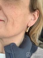 img 1 attached to Hypoallergenic Swarvoski Cartilage Earrings - Sterling Silver Girls' Jewelry review by Tony Elliott