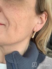 img 8 attached to Hypoallergenic Swarvoski Cartilage Earrings - Sterling Silver Girls' Jewelry