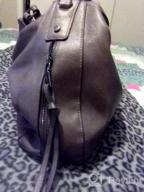 img 1 attached to Large Leather Hobo Purse With Tassel - Real Hobo Bags For Women, Stylish Purses And Handbags review by Stephanie Byrd