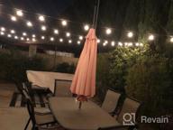 img 1 attached to HBN 50Ft Outdoor String Lights-Outdoor Incandescent String Lights, 52 G40 Bulbs (2 Spare) 5W 2200K Warm White, Connectable & Dimmable, IP44 Waterproof-Garden/Backyard/Patio/Porch/Courtyard/Café review by Gregory Flynt