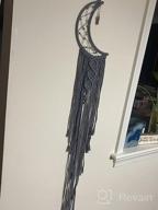 img 1 attached to Bohemian Beauty: Black Dream Catcher With Crystal Moon Stone review by Jason Glass
