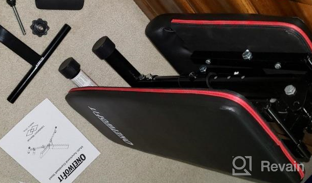 img 1 attached to ONETWOFIT Adjustable Weight Bench: Full Body Workout, Foldable Incline/Decline Benches OT112 review by Matthew Nielsen