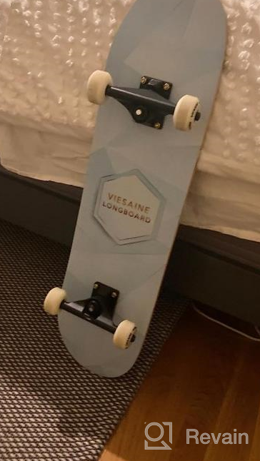 img 1 attached to 31''X 8'' Canadian Maple Pro Cruiser Skateboard For Kids Boys Girls Youths Beginners Starter - PHOEROS Standard Complete Skateboards. review by Chris Nonamaker