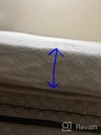 img 1 attached to Full Size Removable Cover Cool Gel Memory Foam Mattress Topper - Provides Comfort, Body Support, And Pressure Relief review by Unm Weil