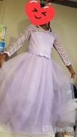 img 1 attached to Enchanting Floral Lace Dress: 👗 Perfect for Kids' Weddings, Pageants, and Parties review by Tamara Palmer