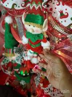img 1 attached to Set Of 4 Flexible Christmas Elves Plush Dolls - 12-Inch Adorable Holiday Ornaments For Xmas Tree Decoration, Parties, And Santa Character Displays review by Juan Mcallen