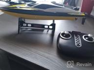img 1 attached to SYMA Q7 RC Boat: 20+ Km/H 2.4GHz Fast Racing For Pools & Lakes, Capsize Recovery + Low Battery Alarm, Gifts For Boys & Girls review by Glenn Rodgers