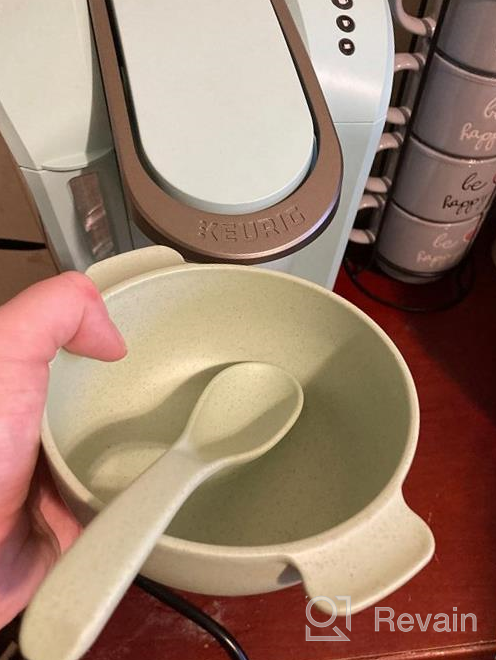 img 1 attached to Shopwithgreen'S Unbreakable Wheat Straw Plastic Kids Bowls – Lightweight And Sturdy, Ideal For Baby, Toddler, And Children – Microwave And Dishwasher Safe review by Francis Vasquez