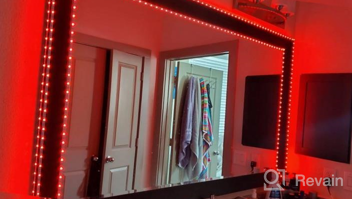 img 1 attached to QZYL RGB LED Strip Lights 150 FT, Music Sync Ultra-Long Room Decoration For Bedroom, Kitchen Party With APP Remote Control review by Chad Sornsin