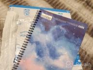 img 1 attached to Capture Your Dreams With SIIXU Star Rover Journal | Colorful Spiral Notebook For Ideas, Meetings & Memories | Lined Pages With Beautiful Light Blue Design | 136 Pages | Large Size & Lay Flat review by John Finley