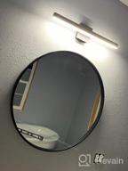 картинка 1 прикреплена к отзыву Улучшите свою ванную комнату с современными черными LED-светильниками для туалетного столика – длиной 23.62 дюйма, прохладным светом 5500K и мощностью 22 Вт. от Antonio Gonzalez