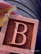 img 1 attached to Personalized Baby Block Wooden Keepsake Ornament 2022 Gift For Boy Or Girl - My First Babys Christmas Custom Engraved Newborn Infant Mom, Dad 1St Date By Glitzby review by Mahmut Ojeda