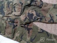 img 1 attached to AKARMY Women's Casual Camouflage Cargo Pants with 8 Pockets for Work and Everyday Wear review by Alex Barnes