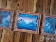 img 1 attached to Set Of 2 Rustic 12X18 Picture Frames By ZBEIVAN - Vertical & Horizontal Wall Hanging Frames For 18X12 Photos review by Courtney Huggins
