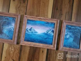 img 5 attached to Set Of 2 Rustic 12X18 Picture Frames By ZBEIVAN - Vertical & Horizontal Wall Hanging Frames For 18X12 Photos